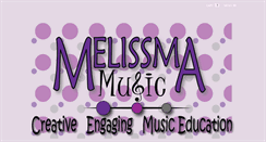 Desktop Screenshot of melissmamusic.com
