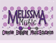 Tablet Screenshot of melissmamusic.com